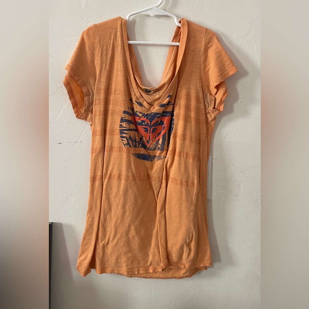Roxy orange top